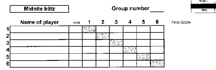 Tournament-Sheet
